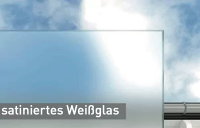 sarniertes-Weissglas-vor-einem-Himmelhintergrund